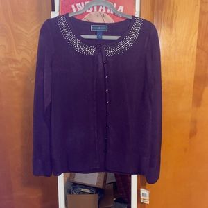 NWT karen scott sweater/cardigan